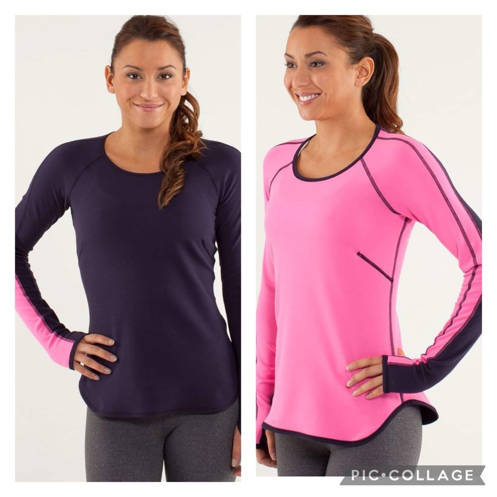 Lululemon Runder Under Long Sleeve Reversible - Picture 1 of 13